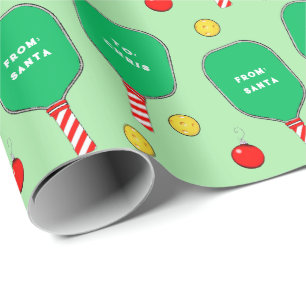 Personalized Pickleball Gift Wrapping Paper