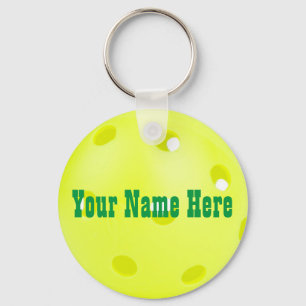 Personalized Pickleball Keychain