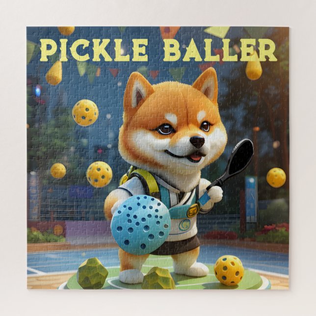 Personalized Pickleball Lo Jigsaw Puzzle (Vertical)