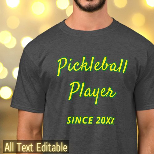 Personalized Pickleball or Add Your Custom Text T_Shirt