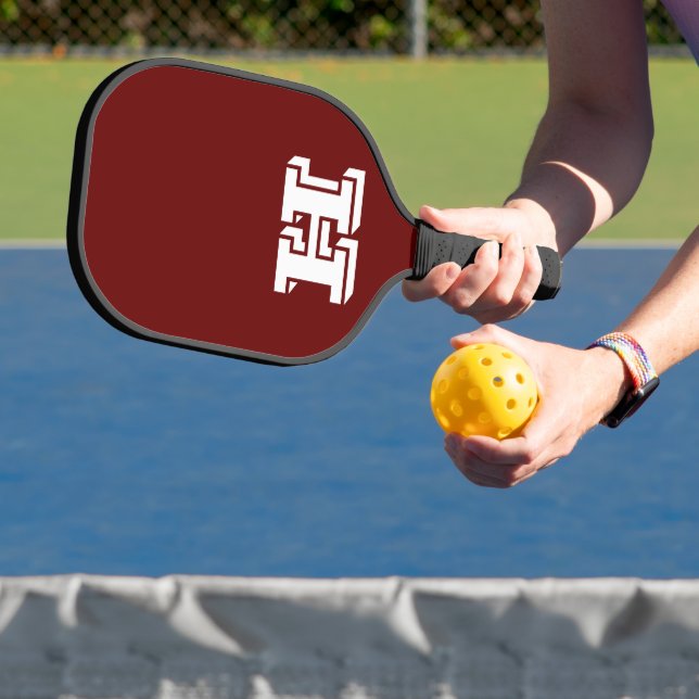 Personalized Pickleball Paddle Custom College Logo (Insitu)