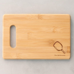 Personalized Pickleball Paddle Cutting Board