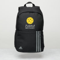 Personalized Pickleball Player Name Custom Text Adidas Backpack Personalized Pickleball Player Name Custom Text Adidas Backpack