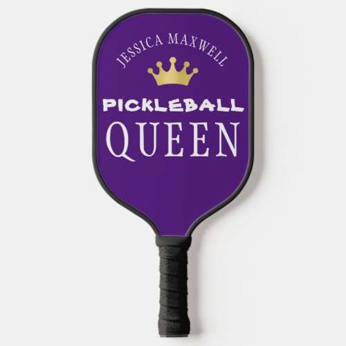 Personalized Pickleball QUEEN Custom Color Pickleball Paddle
