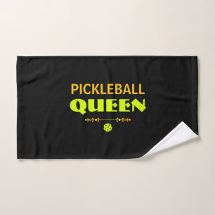 Personalized Pickleball Queen Hand Towel