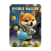 Personalized Pickleball Shiba Inu