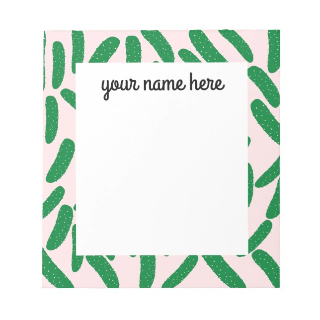 Personalized Pickles Notepad (Front)