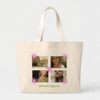 Personalized Picture Collage Tote Bag