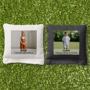 Personalized Picture Custom Photo Name Template Cornhole Bags