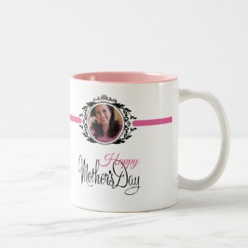 Personalized Picture For Your Mom! Two-tone Coffee Mug by KeyholeDesign at Zazzle