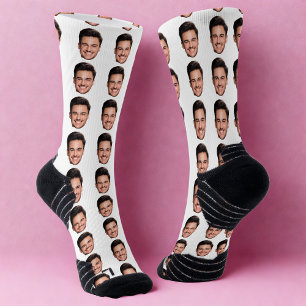 Personalized Picture Socks with Custom Face Print 