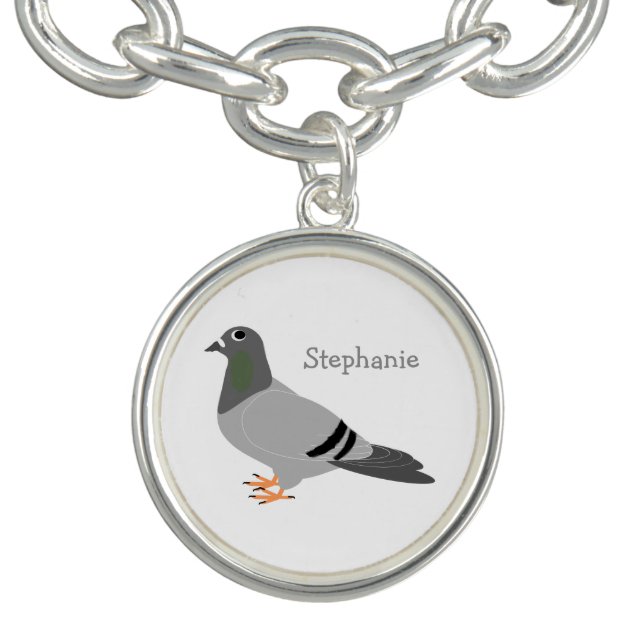 Personalized Pigeon Design Bracelet (Design)