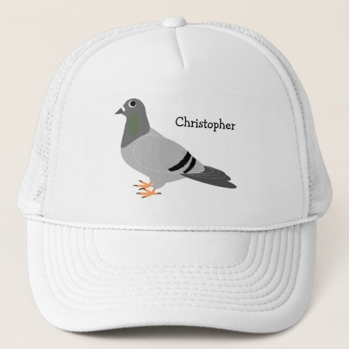 Personalized Pigeon Design Trucker Hat