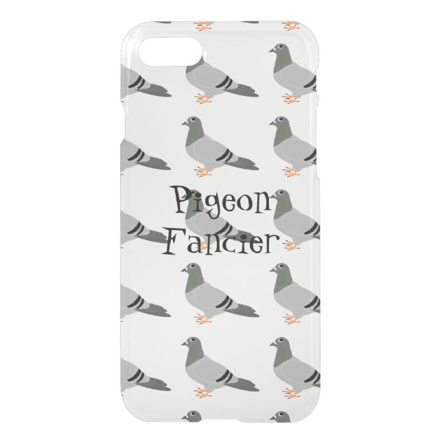 Personalized Pigeon Fancier Design Uncommon iPhone Case (Back)