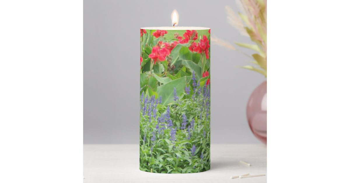 Personalized Pillar Candle Zazzle