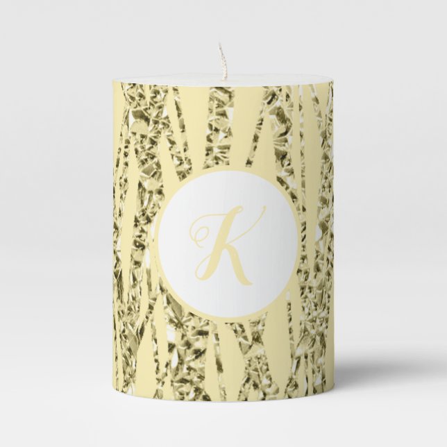 Personalized Pillar Candle (Front)