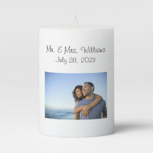 Personalized Pillar Candle