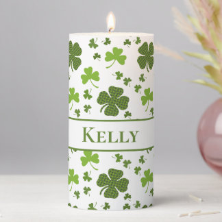 Personalized Pillar Candle | Irish Gift