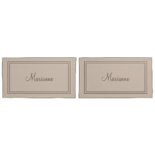 Personalized pillow case