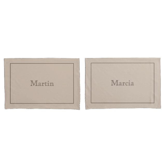 Personalized pillow case (Front-Set)