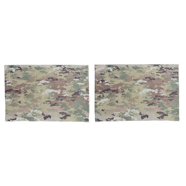 Personalized Pillow Cases Army OCP Camo Uniform (Front-Set)