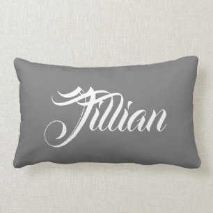 Personalized pillow: customize with name lumbar pillow