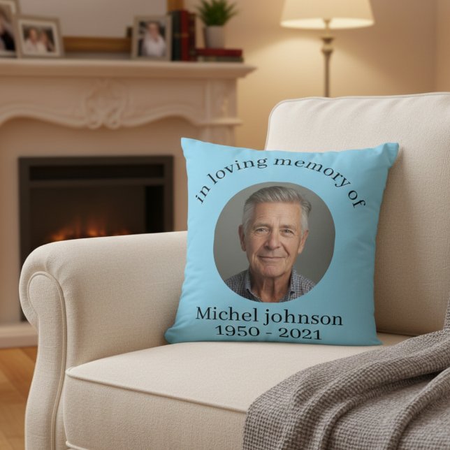 “Personalized Pillow in Memory of Michel Johnson” (Creator Uploaded)