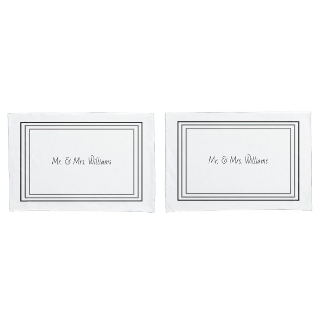 Personalized Pillowcase set (Front-Set)