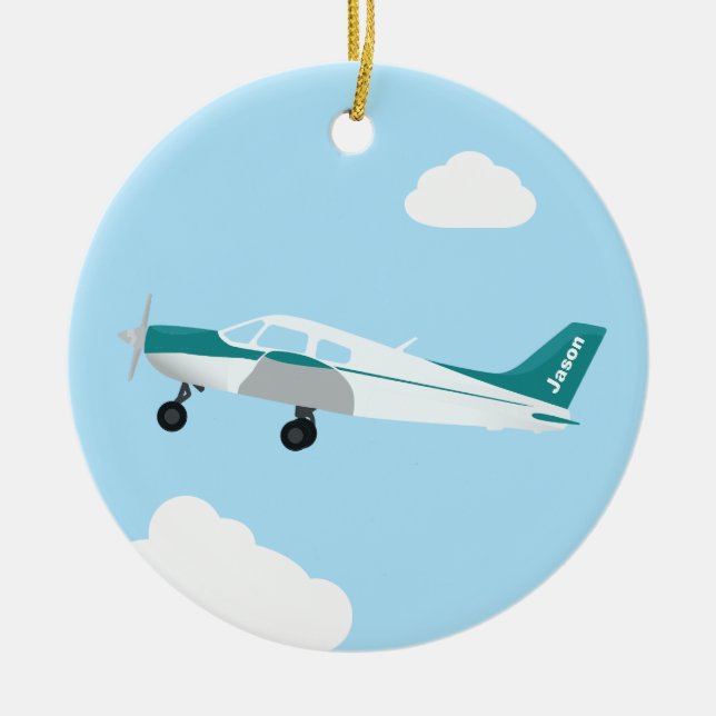 Personalized Pilot Ornament (Front)