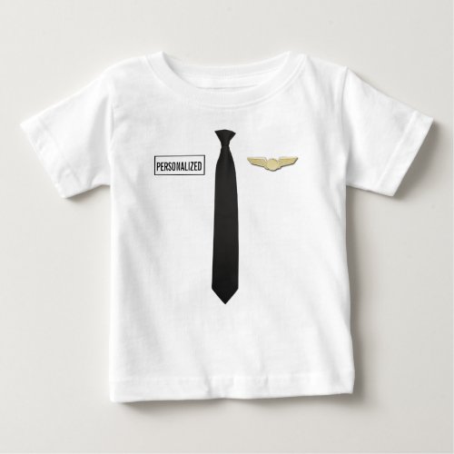 Personalized Pilot Shirt Aviation Kids Clothing Baby T_Shirt