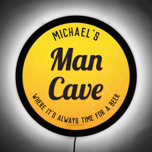 Personalized Pilsner Beer Man Cave LED Sign