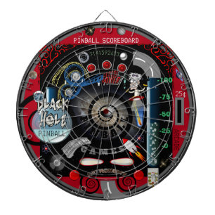Personalized Pinball Black Hole Multi-Target Dart Board