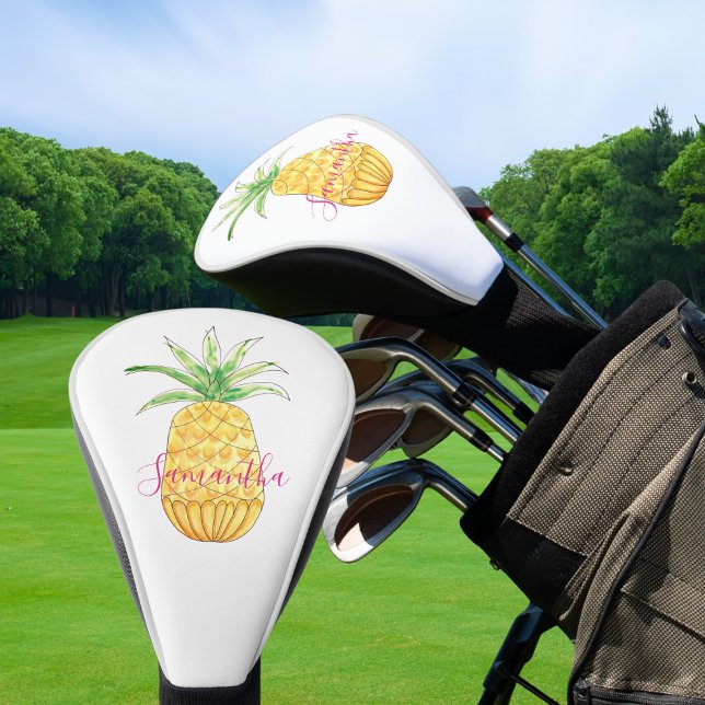 Personalized Pineapple  Golf Head Cover (Creator Uploaded)