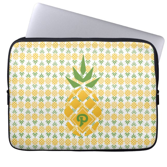 Personalized Pineapple Laptop Sleeve (Front)