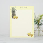 Personalized Pineapple Letterhead (Standing Front)