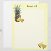 Personalized Pineapple Letterhead (Front/Back)