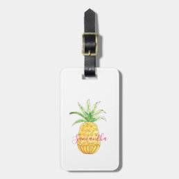 Personalized Pineapple  Luggage Tag