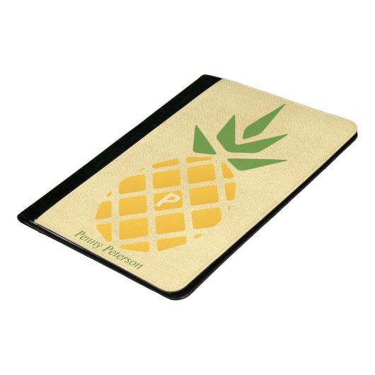 Personalized Pineapple Padfolio (Angled)