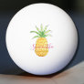 Personalized Pineapple  Ping Pong Ball