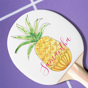 Personalized Pineapple Ping Pong Paddle