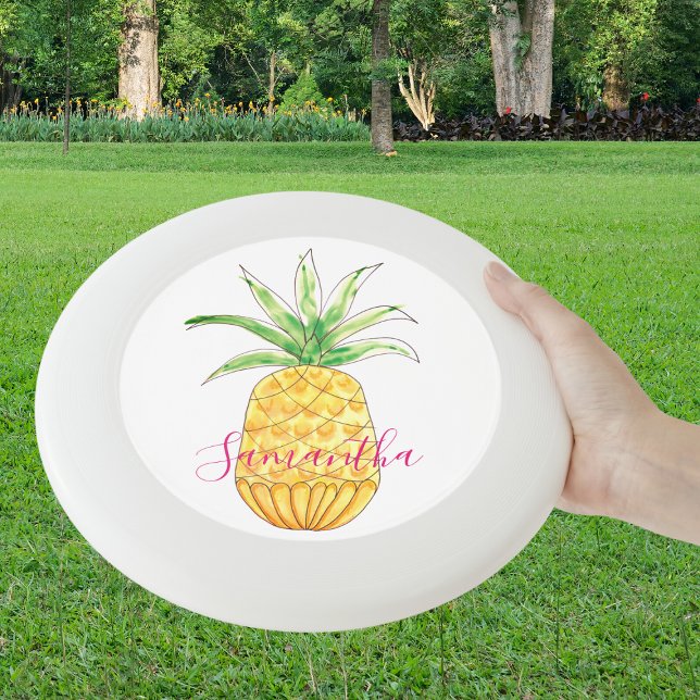 Personalized Pineapple   Wham-O Frisbee (Creator Uploaded)