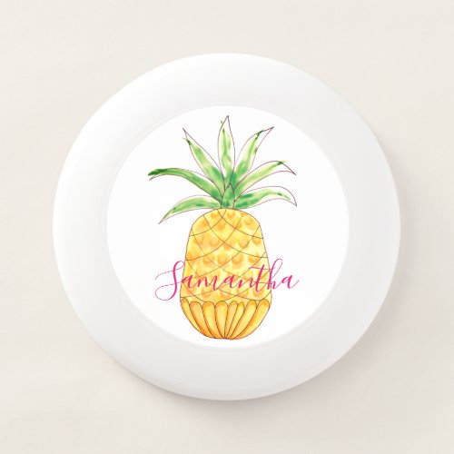 Personalized Pineapple   Wham_O Frisbee