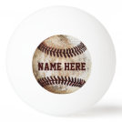 Personalized Ping Pong Balls for Baseball Lovers Personalized Ping Pong Balls for Baseball Lovers