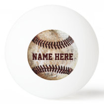 Personalized Ping Pong Balls for Baseball Lovers Personalized Ping Pong Balls for Baseball Lovers