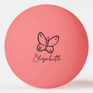 Personalized ping pong balls for table tennis game
