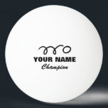 Personalized ping pong balls for table tennis game<br><div class="desc">Personalized ping pong balls for table tennis game. Add a custom name,  quote or monogram. Cute gift idea for player and sports coach.</div>