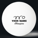 Personalized ping pong balls for table tennis game<br><div class="desc">Personalized ping pong balls for table tennis game. Add a custom name,  quote or monogram. Cute gift idea for player and sports coach.</div>