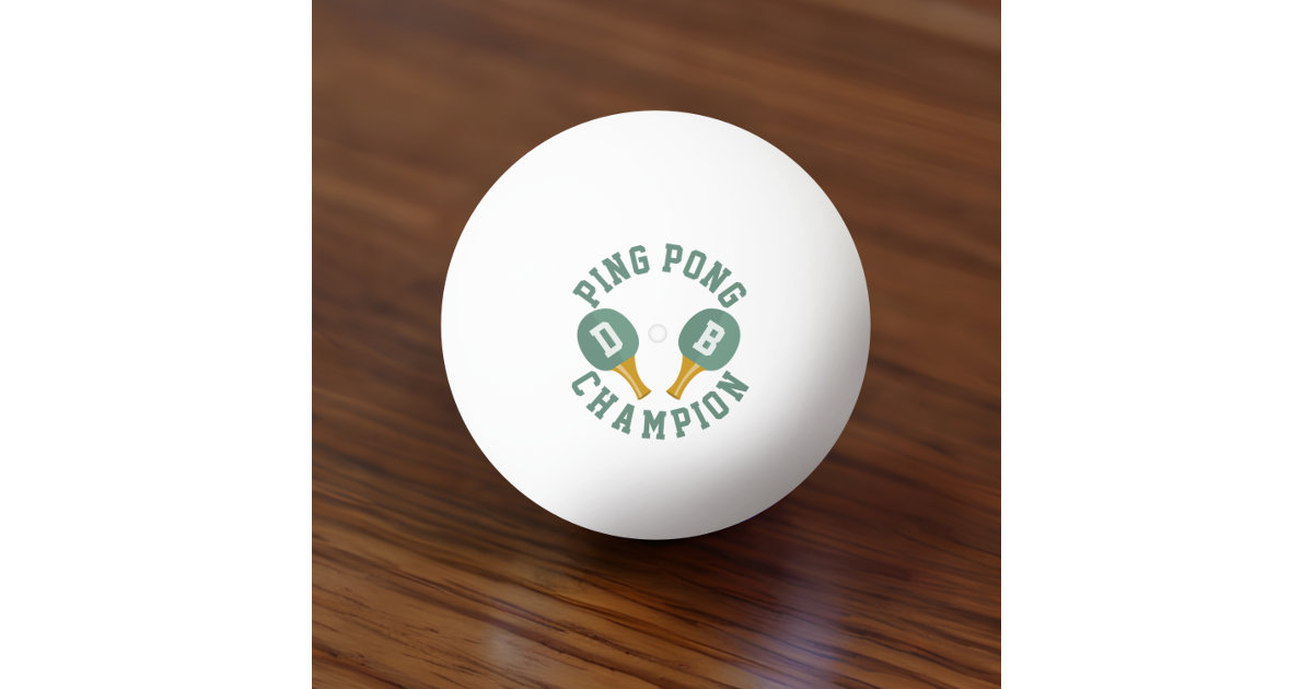 Personalized Ping Pong Balls