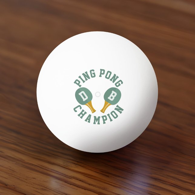 Personalized Ping Pong Champion Ping Pong Ball (Creator Uploaded)