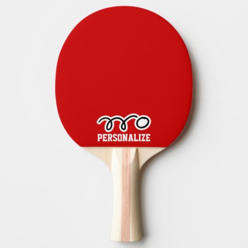 Personalized ping pong paddle for table tennis